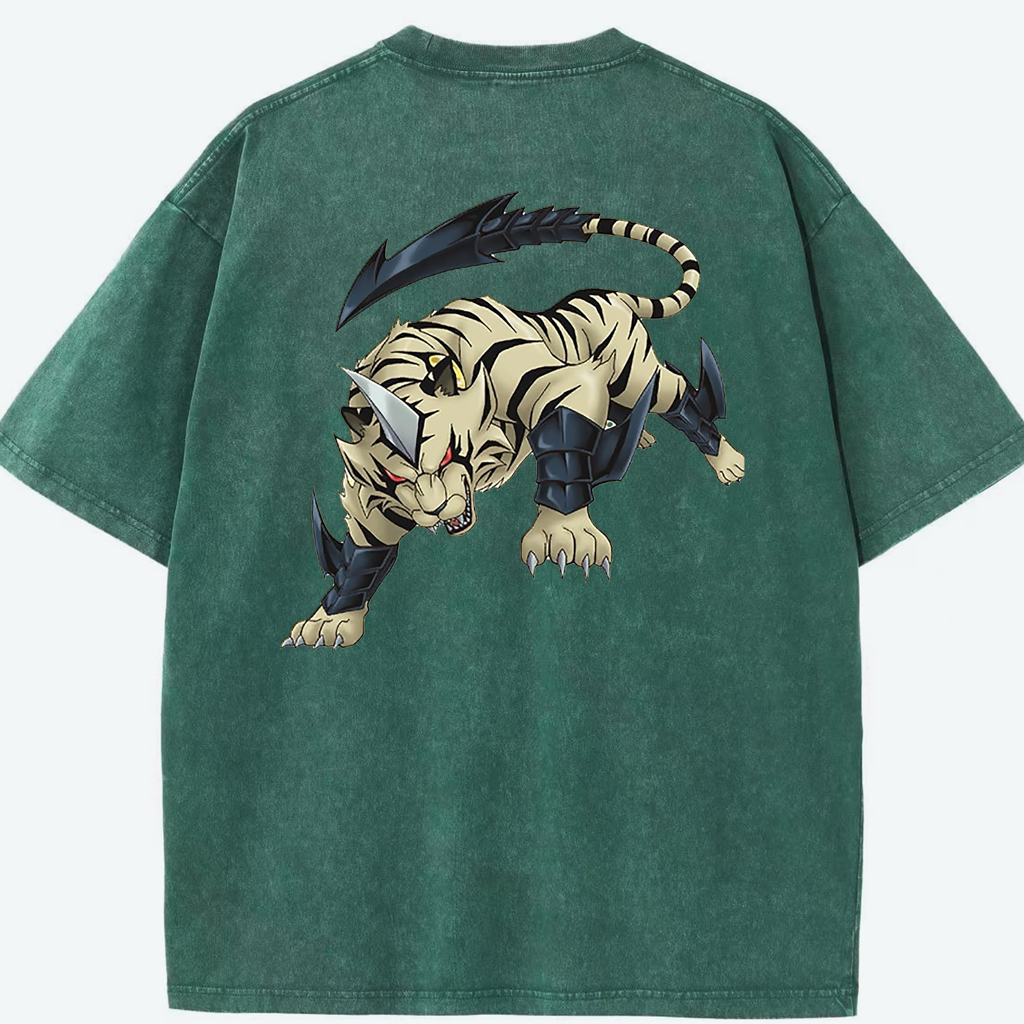 （画像用） 遊☆戯☆王 Yu-Gi-Oh! 綿100% ヴィンテージ風 半袖Tシャツ（背面プリント）